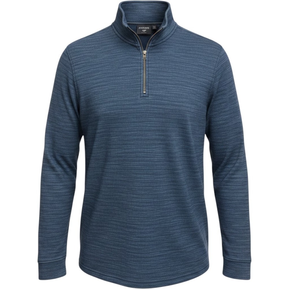 Dockers Men's XXL Blue Quarter Zip Pullover Sweater